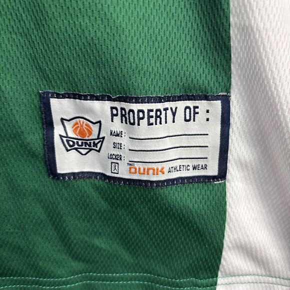 The Dunk Athletic Wear Green And White Tank Top Large - Picture 2 of 8